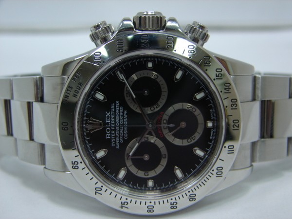 流當品拍賣 原裝 ROLEX 勞力士 116520 DAYTONA 迪通拿 黑面 自動 男錶 盒單齊 喜歡價可議PR196